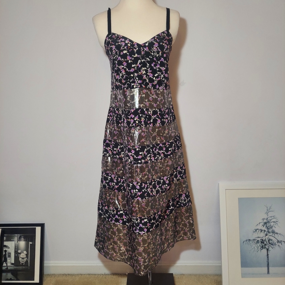 Marc Jacobs floral metallic dress